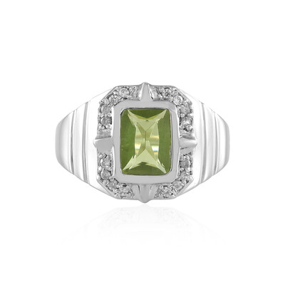 Peridot Silver Ring