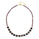 Indian Garnet Silver Necklace