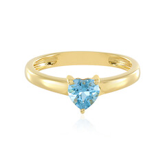 Swiss Blue Topaz Silver Ring