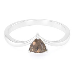 Smoky Quartz Silver Ring