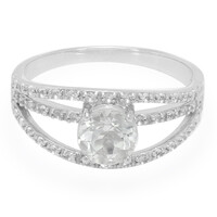 Glacier Topaz Silver Ring