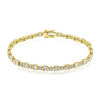 14K SI2 (H) Diamond Gold Bracelet (CIRARI)