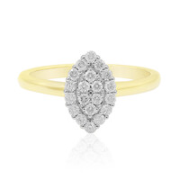 9K SI2 (G) Diamond Gold Ring