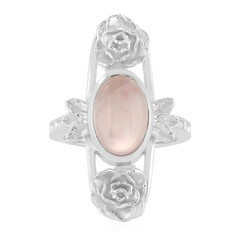 Rose Quartz Silver Ring