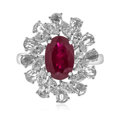 14K AAA Mozambique Ruby Gold Ring (CIRARI)