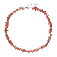 Sunstone Silver Necklace
