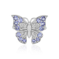 Tanzanite Silver Ring