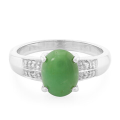 Imperial Chrysoprase Silver Ring