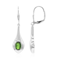 Peridot Silver Earrings