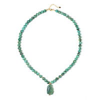 Morenci Turquoise Silver Necklace