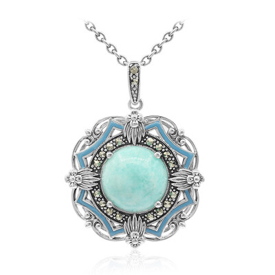 Amazonite Silver Necklace