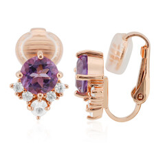 Amethyst Silver Earrings