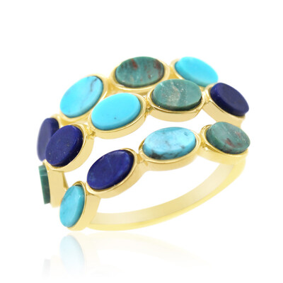 Kingman Turquoise Silver Ring (Anne Bever)