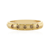 9K I1 Brown Diamond Gold Ring