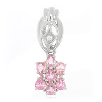 Cuprian Tourmaline Silver Pendant