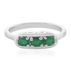 Socoto Emerald Silver Ring