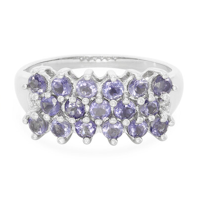 Madagascar Iolite Silver Ring