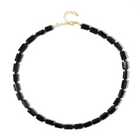 Black Tourmaline Silver Necklace