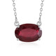Madagascar Ruby Silver Necklace (de Melo)