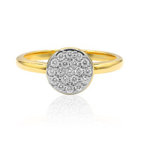 18K IF (D) Diamond Gold Ring