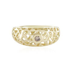 9K I2 Champagne Diamond Gold Ring (Ornaments by de Melo)
