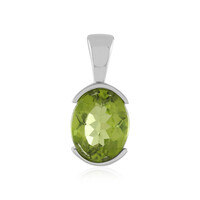 Peridot Silver Pendant