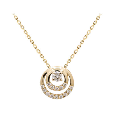 14K I1 (H) Diamond Gold Necklace (CIRARI)