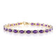 Zambian Amethyst Silver Bracelet
