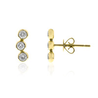 14K SI2 (H) Diamond Gold Earrings (CIRARI)
