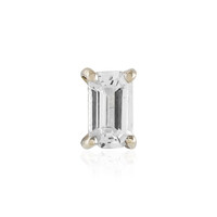 9K White Sapphire Gold Earrings (Adela Gold)