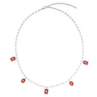 18K SI1 (H) Diamond Gold Necklace (de Melo)