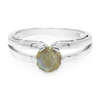 Romanian Spectrolite Silver Ring