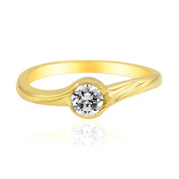 14K SI1 (G) Diamond Gold Ring