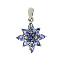 Tanzanite Silver Pendant