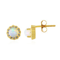 Welo Opal Silver Earrings