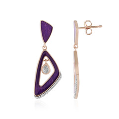 Zircon Silver Earrings (Adela Silber)