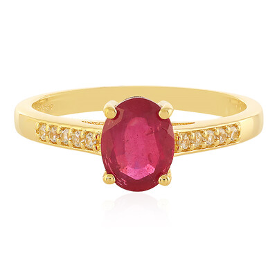 Madagascar Ruby Silver Ring