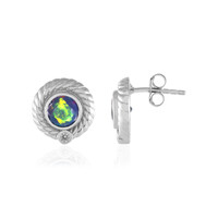 Mezezo Opal Silver Earrings