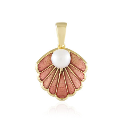 White Freshwater Pearl Silver Pendant (Adela Silber)