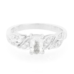 Himalayan Beryl Silver Ring