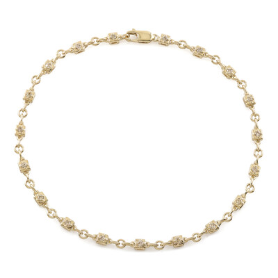 9K I2 Brown Diamond Gold Bracelet