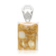 Dinosaur Bone Silver Pendant