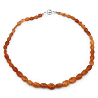 Carnelian Silver Necklace