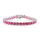 Madagascar Ruby Silver Bracelet