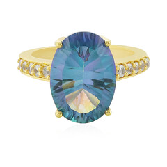 Ocean Quartz Silver Ring