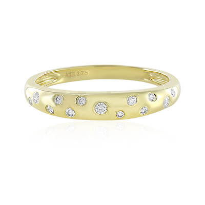 9K Flawless (F) Diamond Gold Ring (LUCENT DIAMONDS)