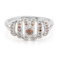 Fancy Diamond Silver Ring