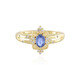 Unheated Ceylon Blue Sapphire Silver Ring