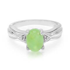 Chrysoprase Silver Ring