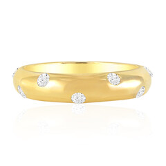 White Topaz Silver Ring